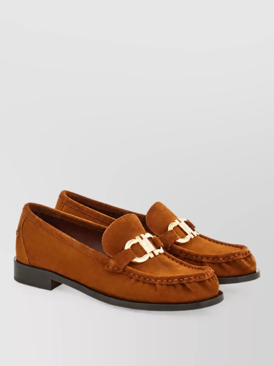 Ferragamo leather loafers