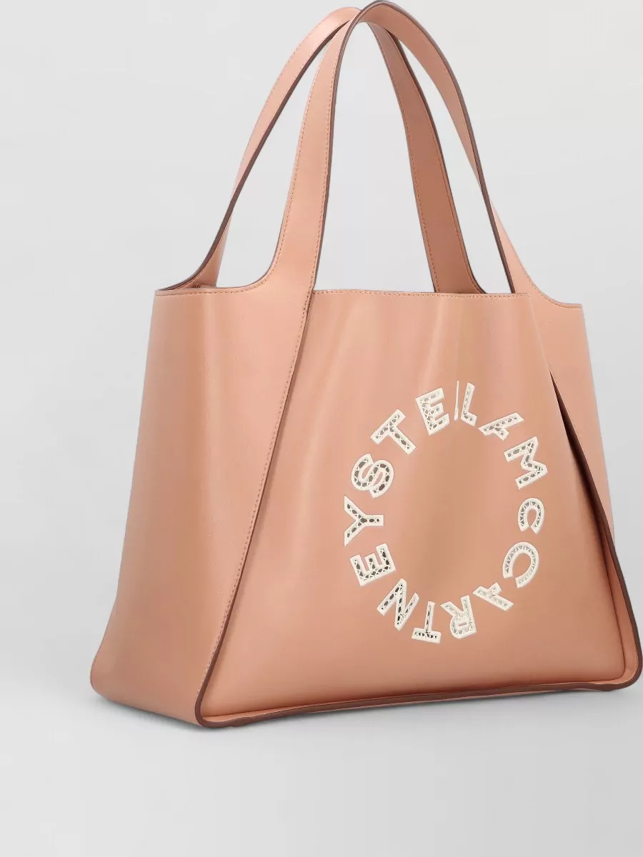 Stella Mccartney Vegan Logo Tote Bag Shoulder Carry