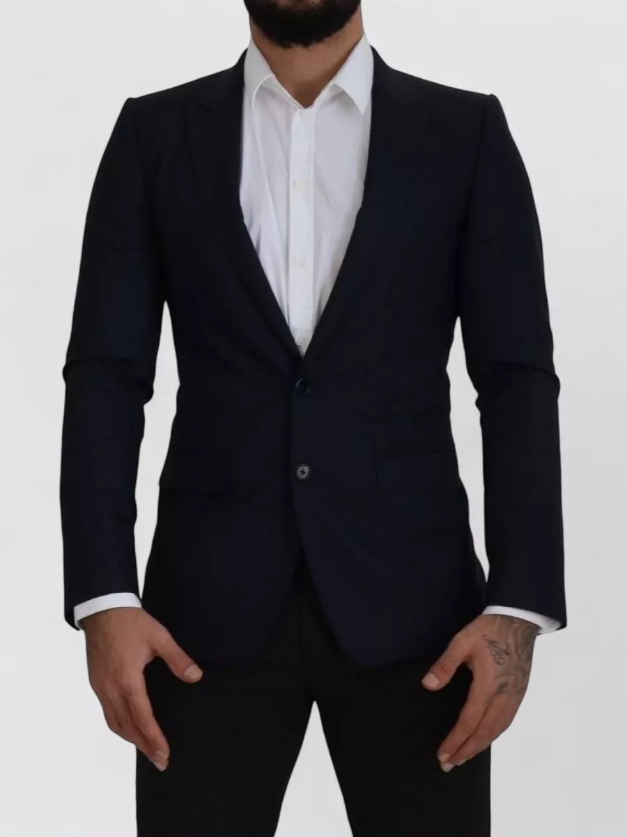 Dolce&Gabbana Wool silk single breasted blazer