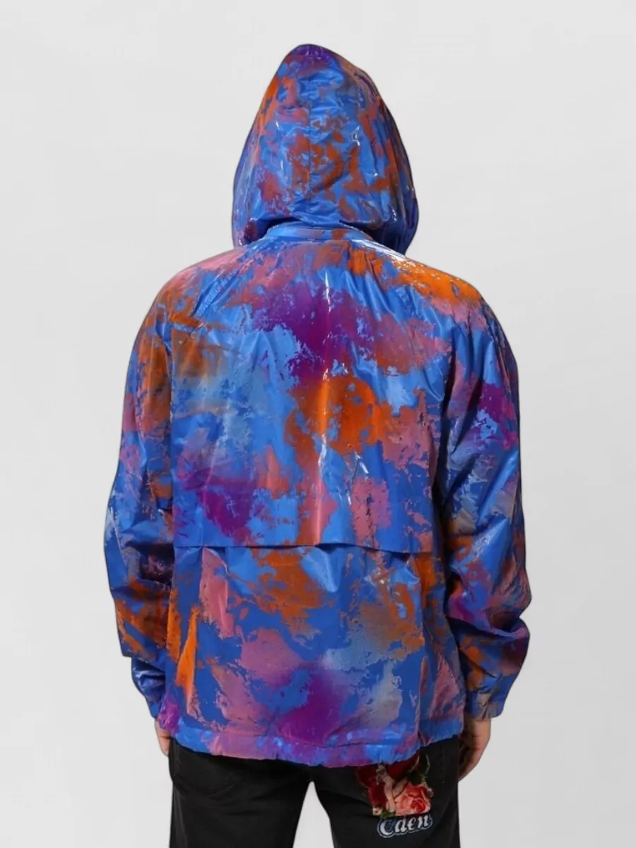Dolce&Gabbana Tie-Dye Logo Hooded Jacket