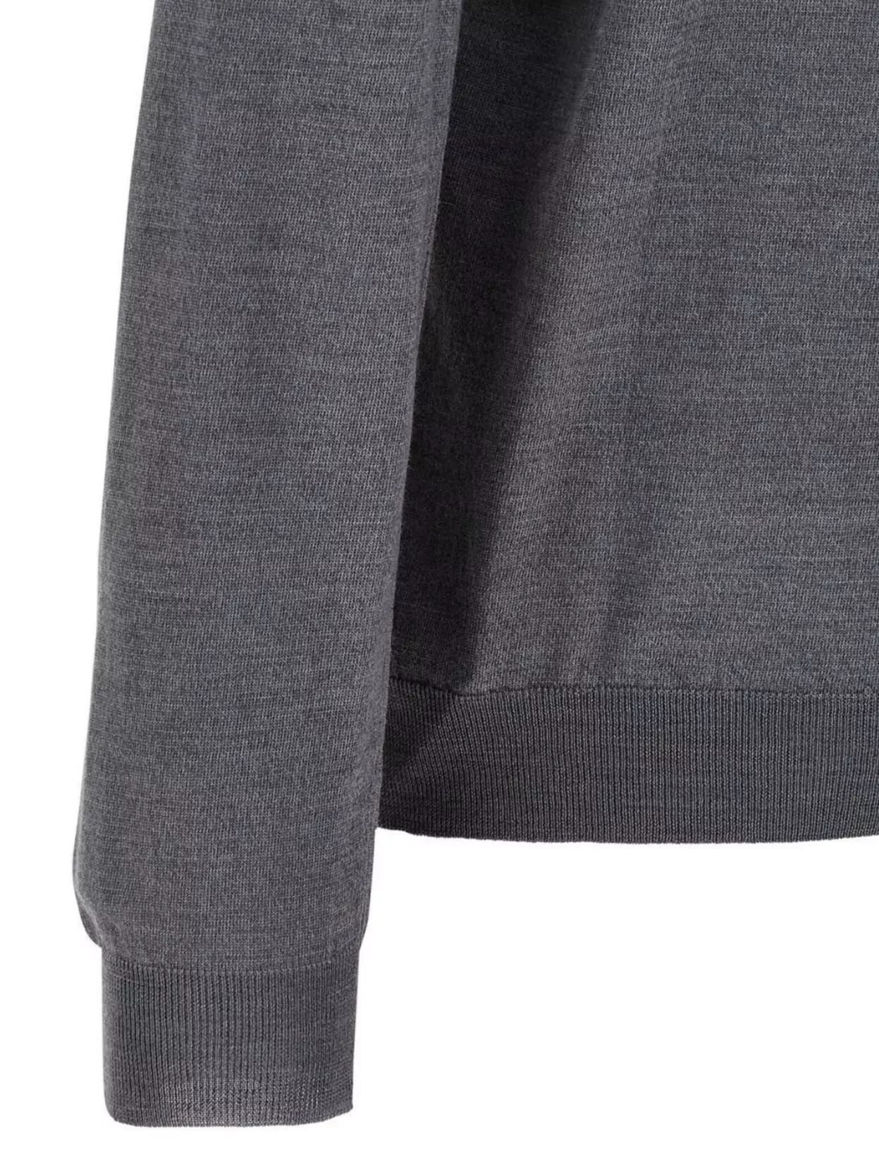Zanone Turtleneck Knit Sweater With Ribbed Cuffs