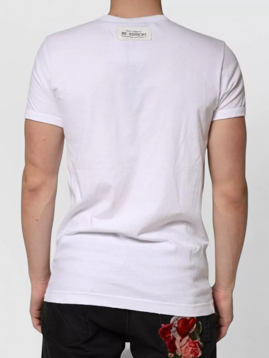 Dolce&Gabbana Striped Cotton Crew Neck T-Shirt