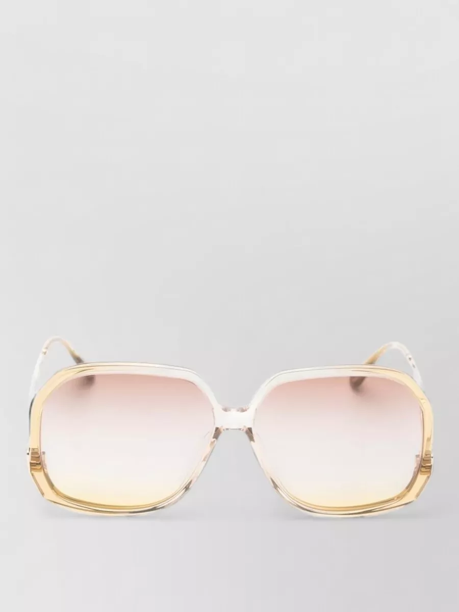 Chloé geometric frame sunglasses