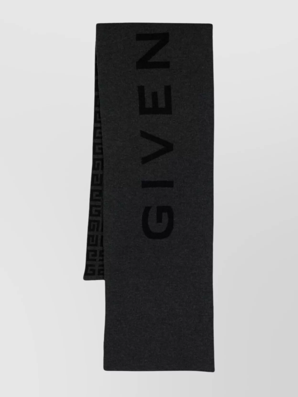 Shop Givenchy Reversible Geometric Knit Wrap