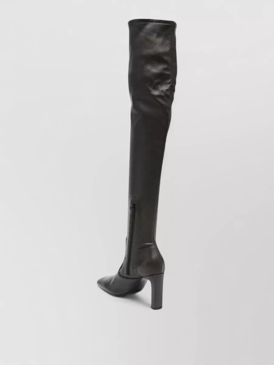 Totême Leather Over-The-Knee Boots