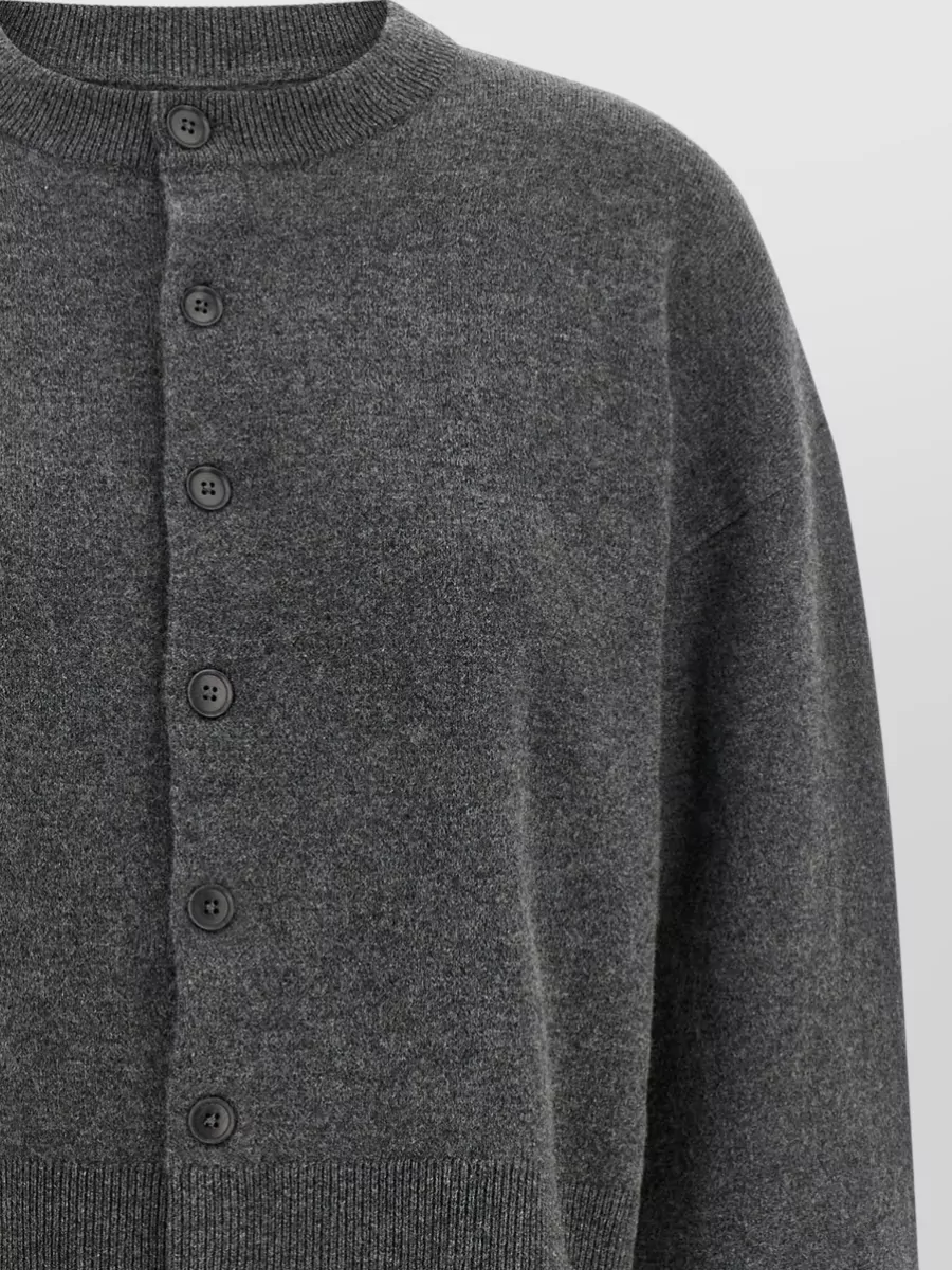 Extreme Cashmere Cashmere Cropped Ribbed Cardigan