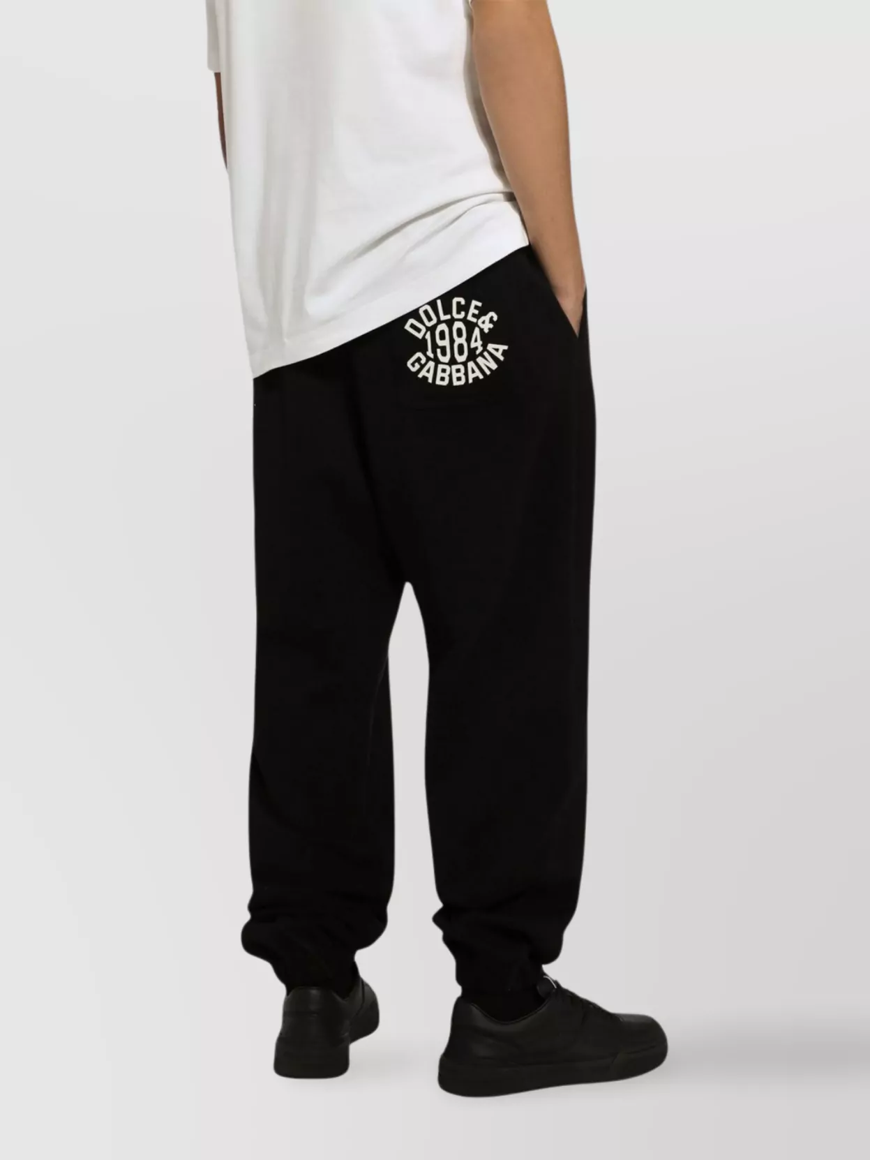 Dolce&Gabbana Waist Drawstring Relaxed Fit Trousers