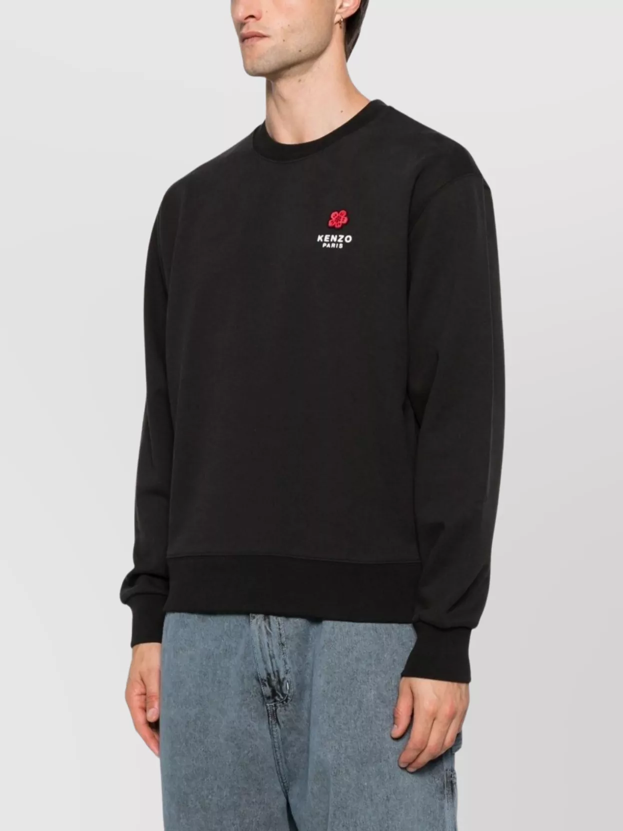Kenzo Ribbed Crewneck Sweater Long Sleeves