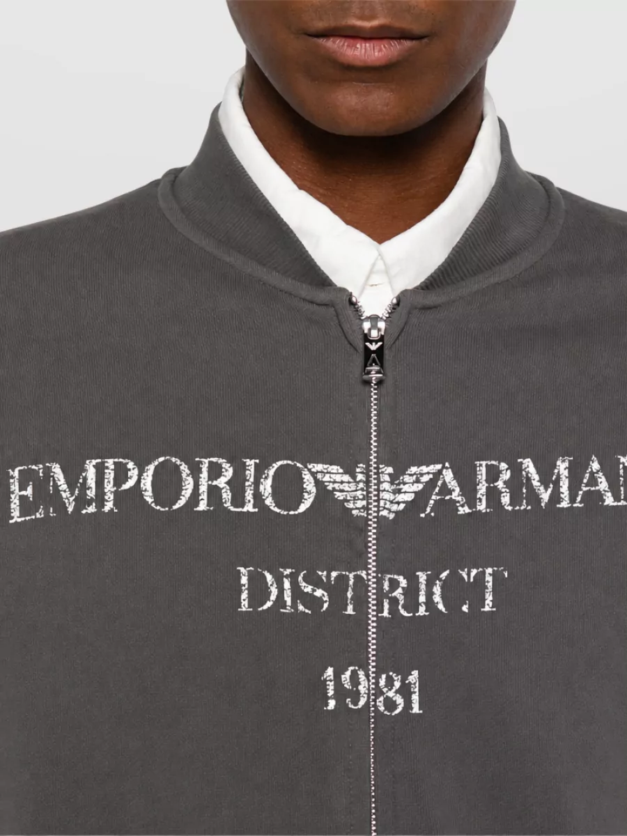 Emporio Armani Cotton Bomber Jacket