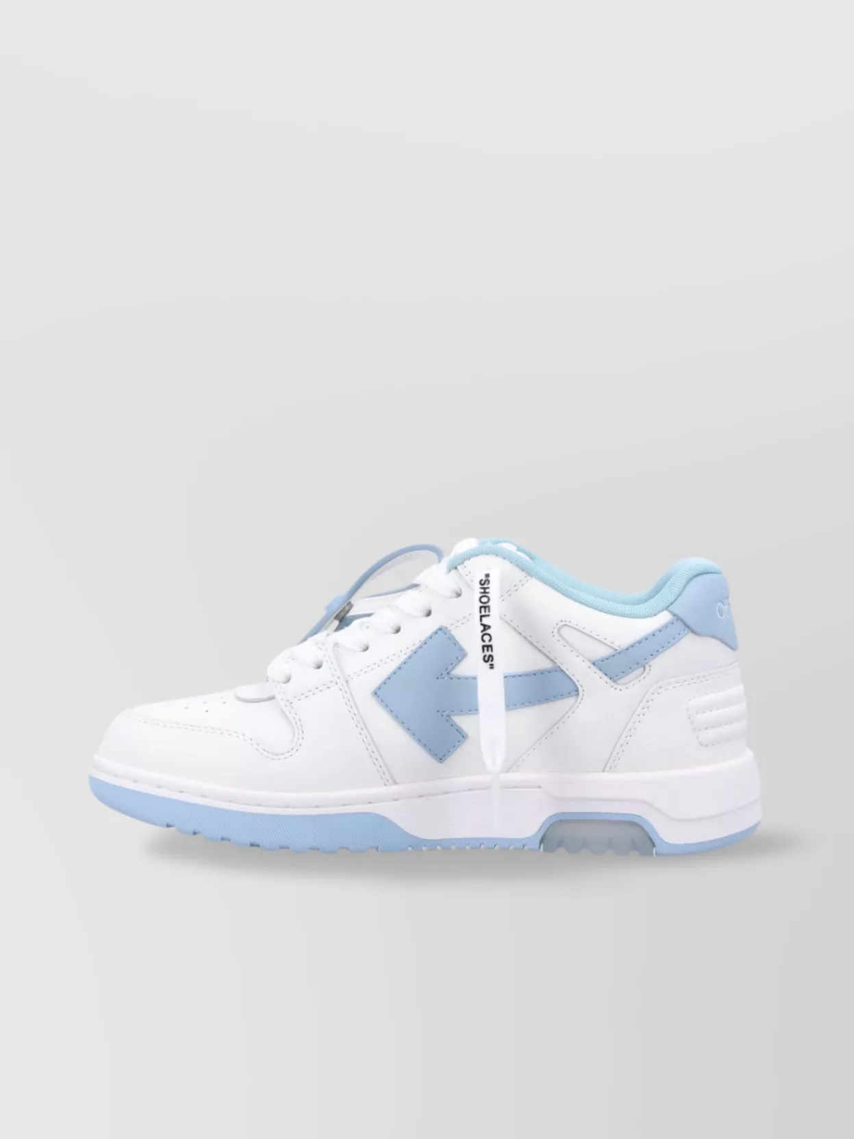 Off-white Arrow Toe Leather Sneakers