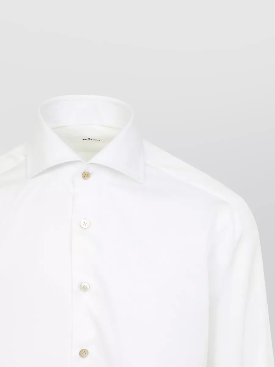 Kiton Cotton Long-Sleeve Shirt