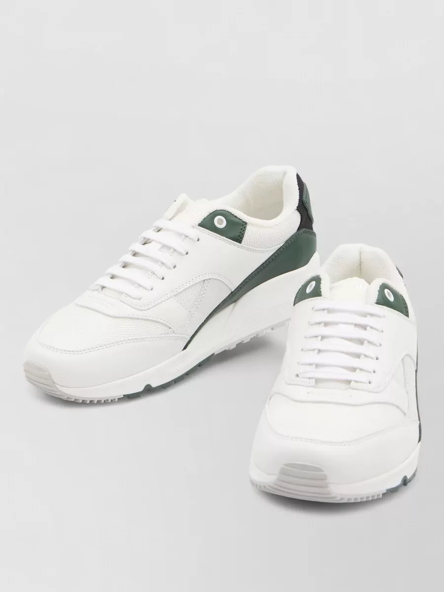 Saint Laurent Bump Low Top Leather Sneakers