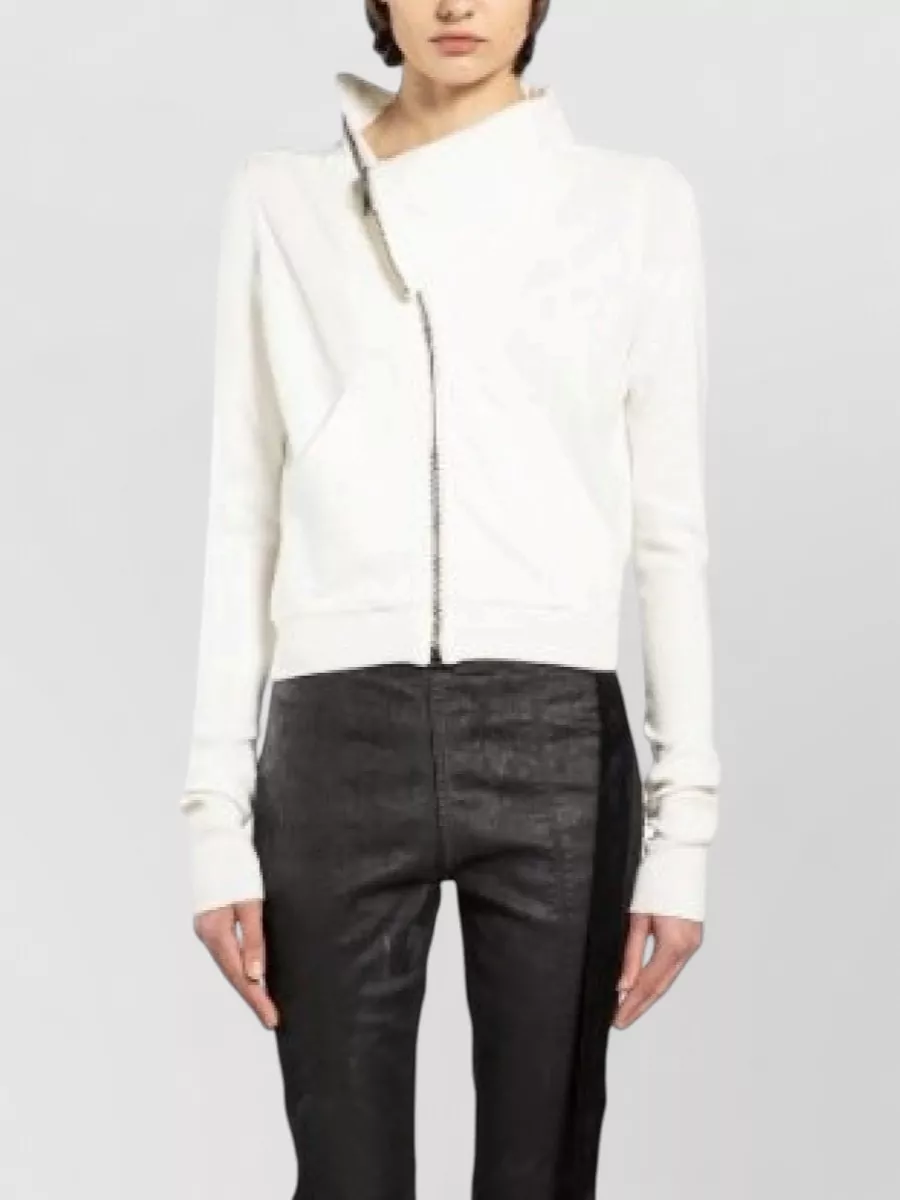 Rick Owens Cotton Fitted Jacket