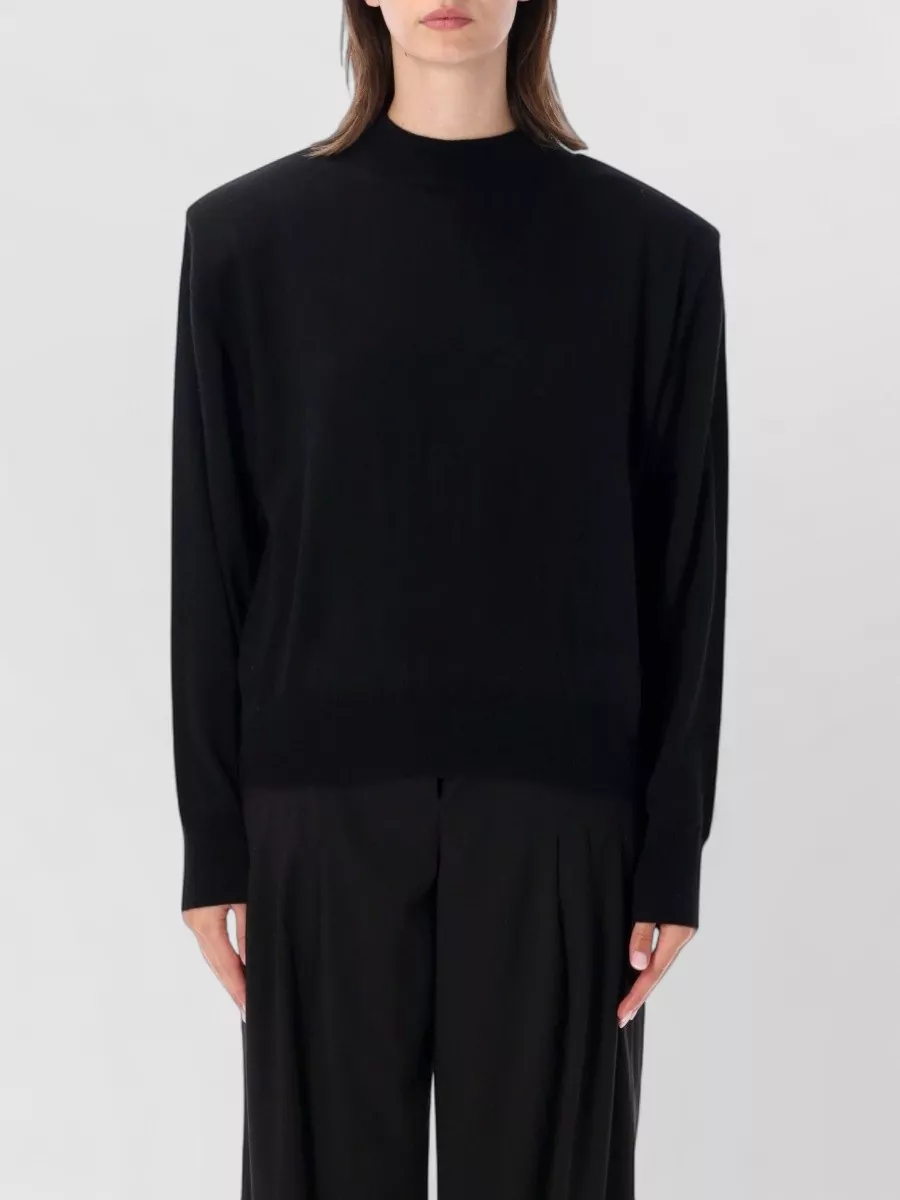 The Frankie Shop wool-blend ribbed high-neck sweater