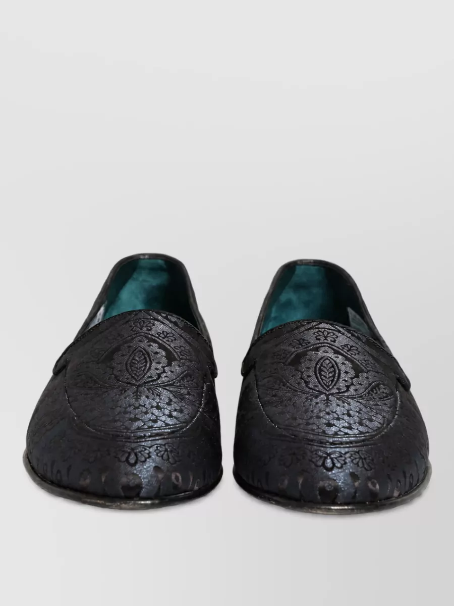Dolce&Gabbana leather slip-on slippers