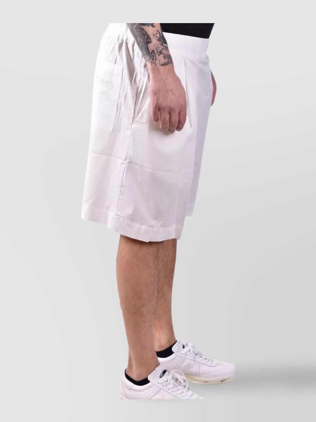 Laneus Tailored Trousers Embroidered Detail