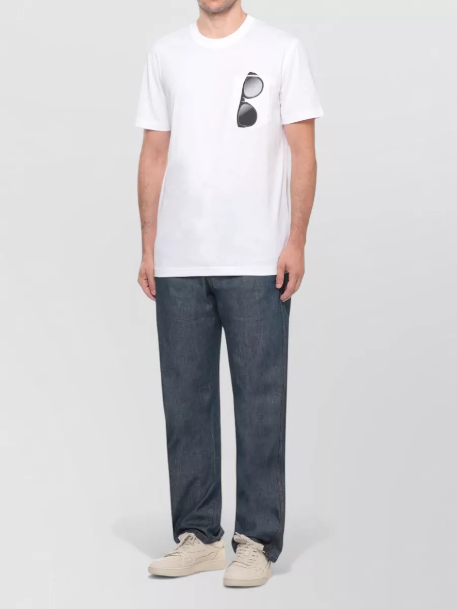 Moschino Cotton Printed Short-Sleeve T-Shirt