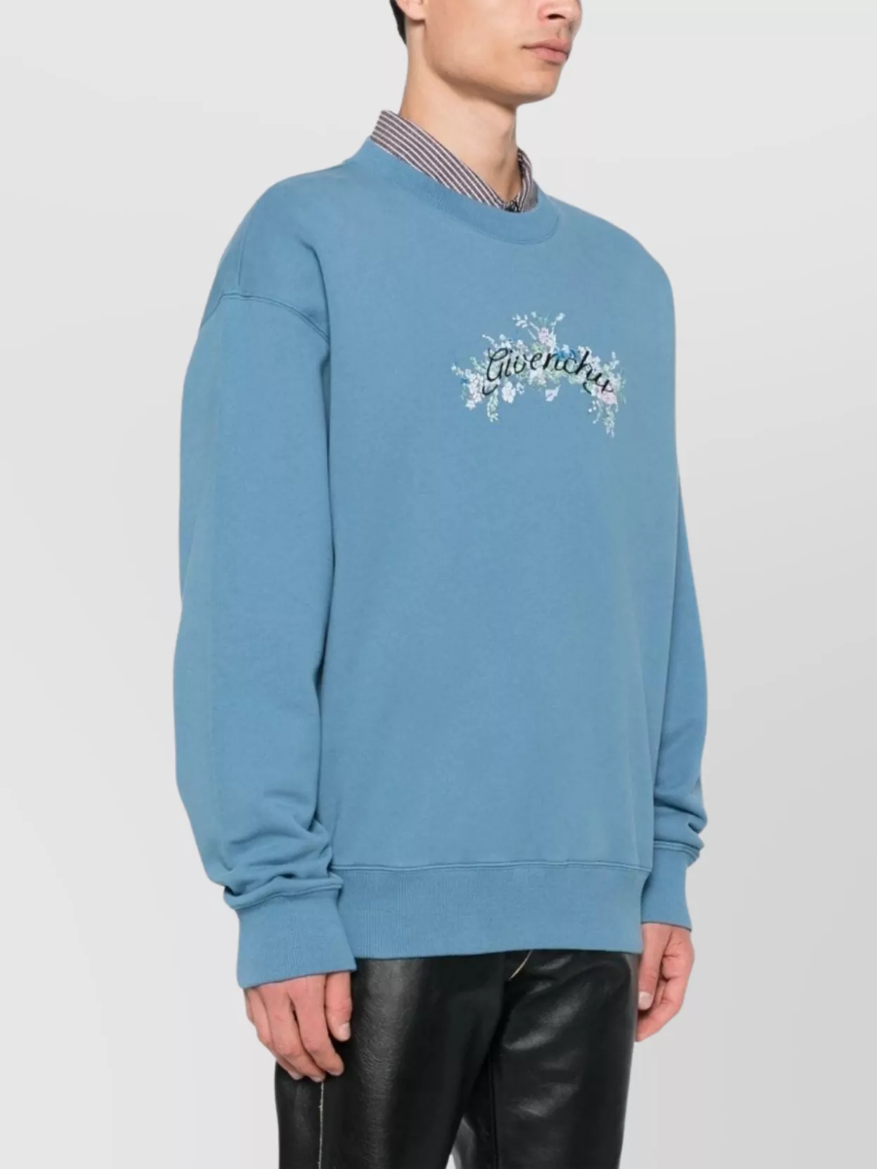 Givenchy Floral Print Crew Neck Sweatshirt