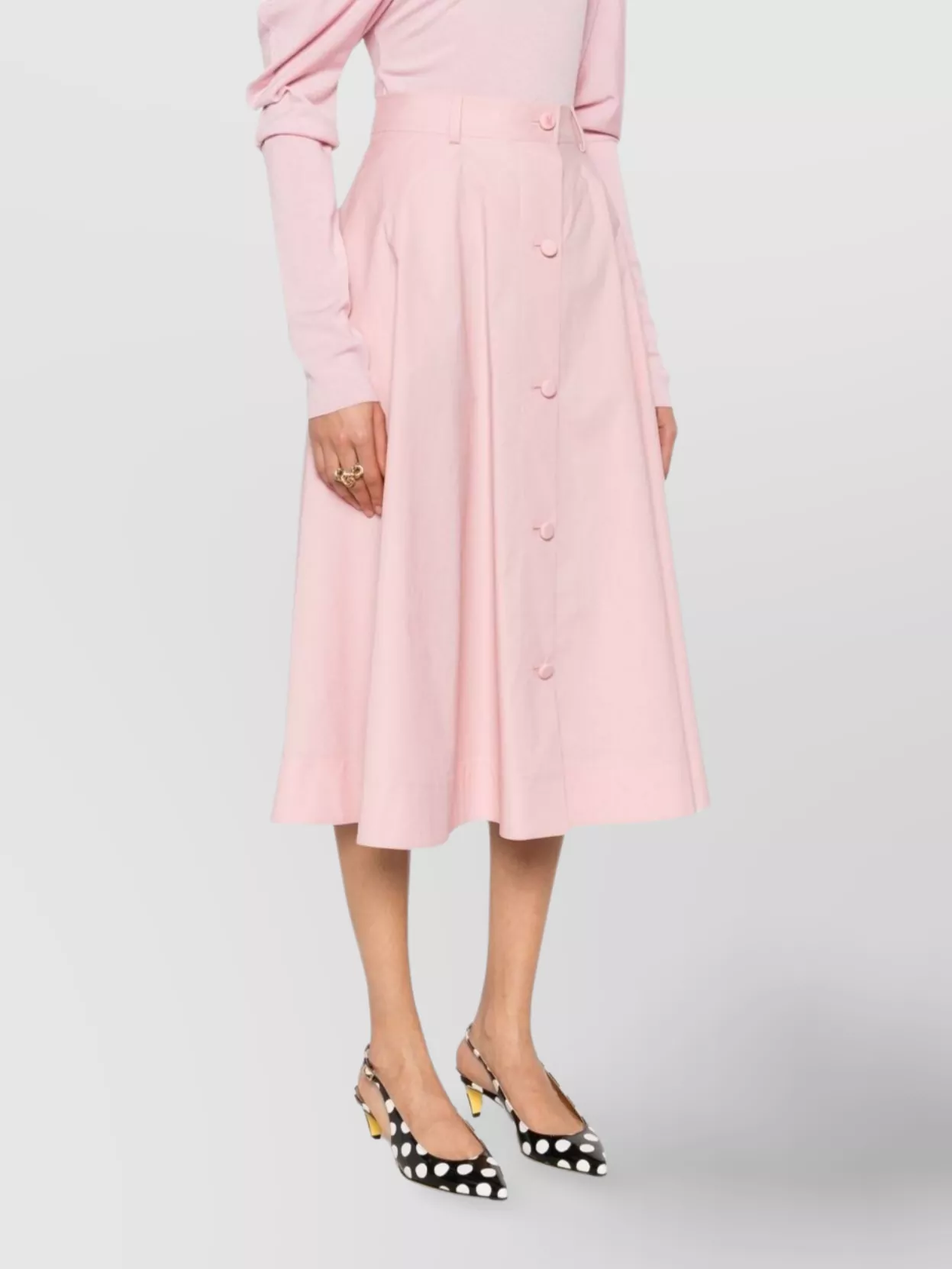 Moschino Knee Length A-line Skirt With High Waist