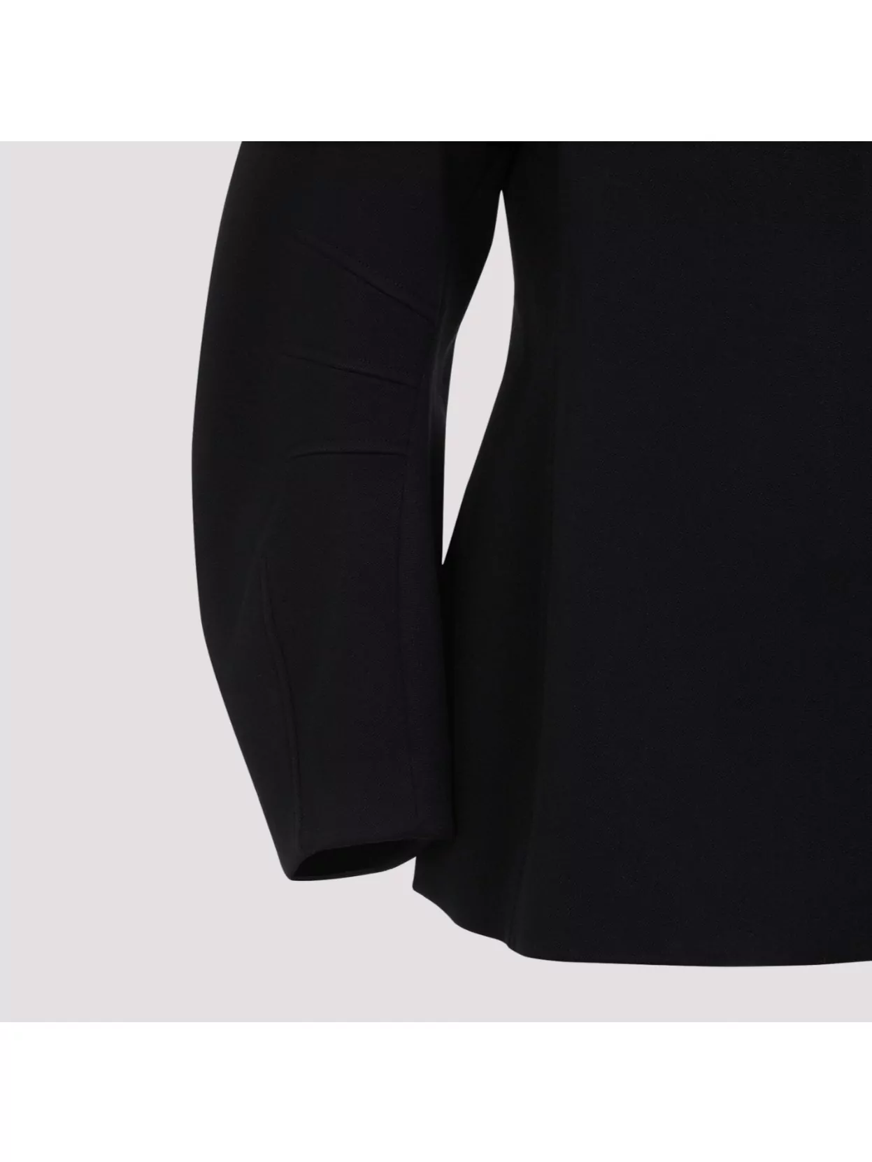 Jil Sander Wool Blend Wrap Jacket In Black