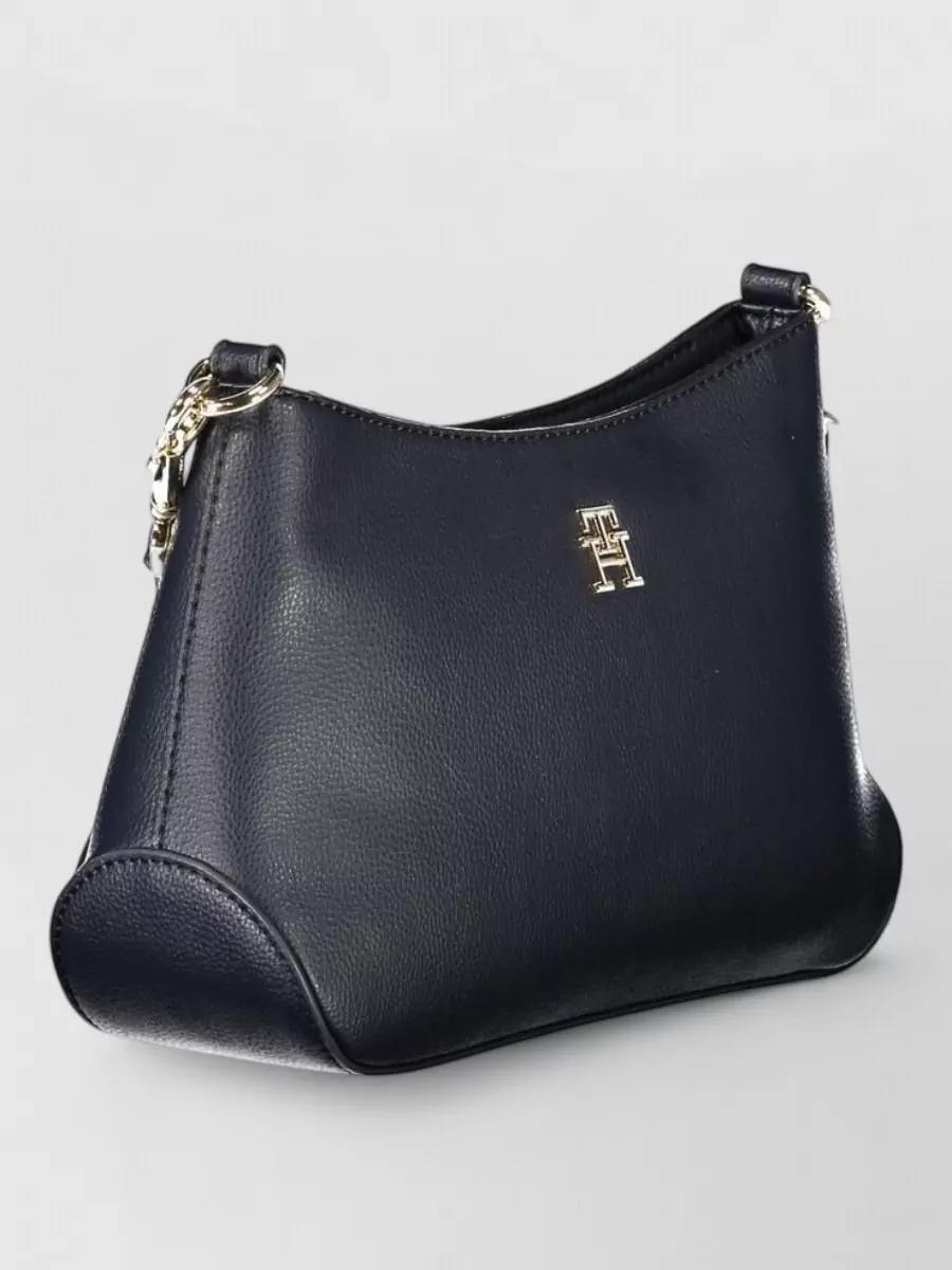 Tommy Hilfiger Pebbled Leather Shoulder Bag