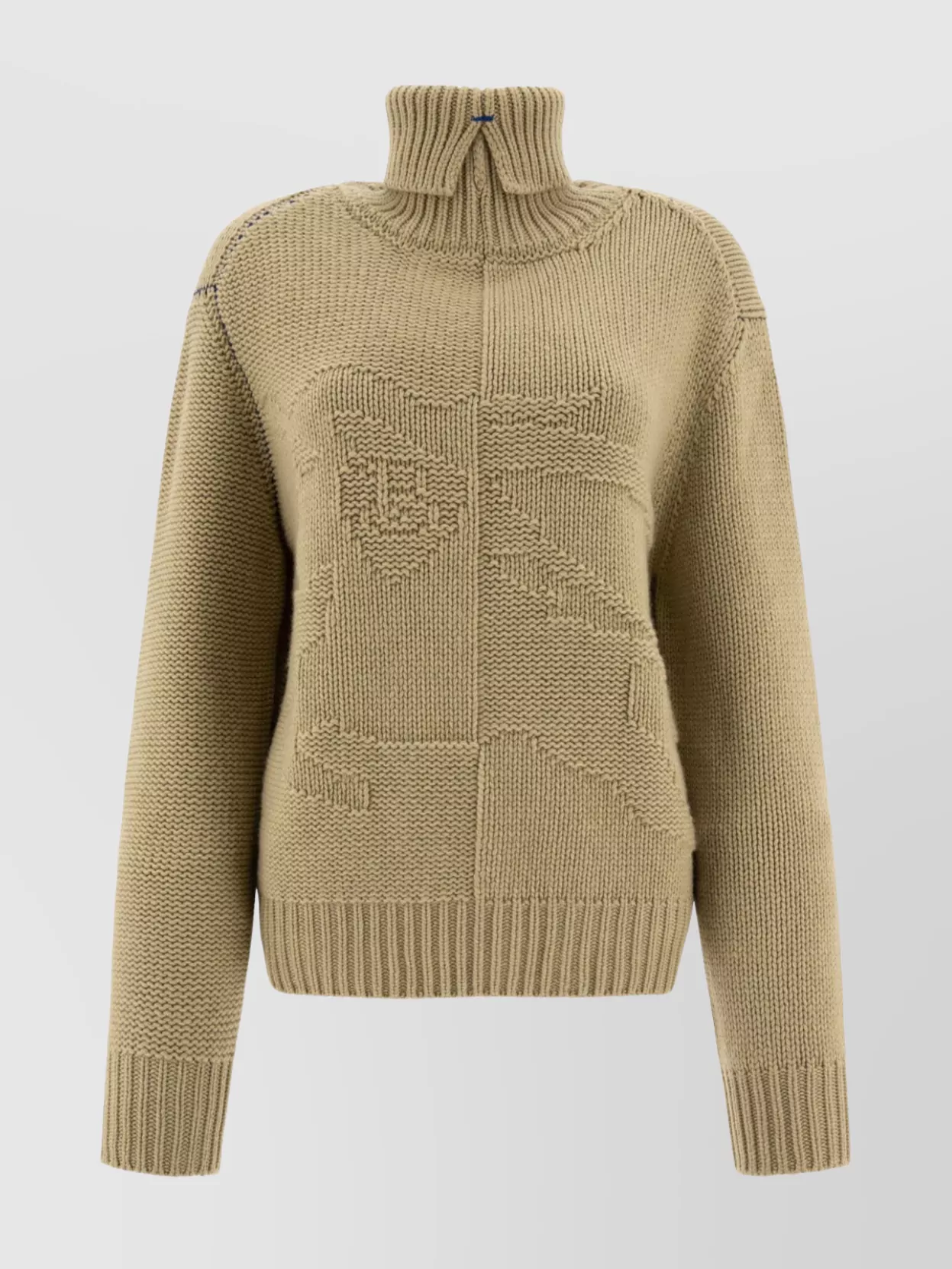 Burberry Cashmere Sweater Ekd Ribbed Turtleneck