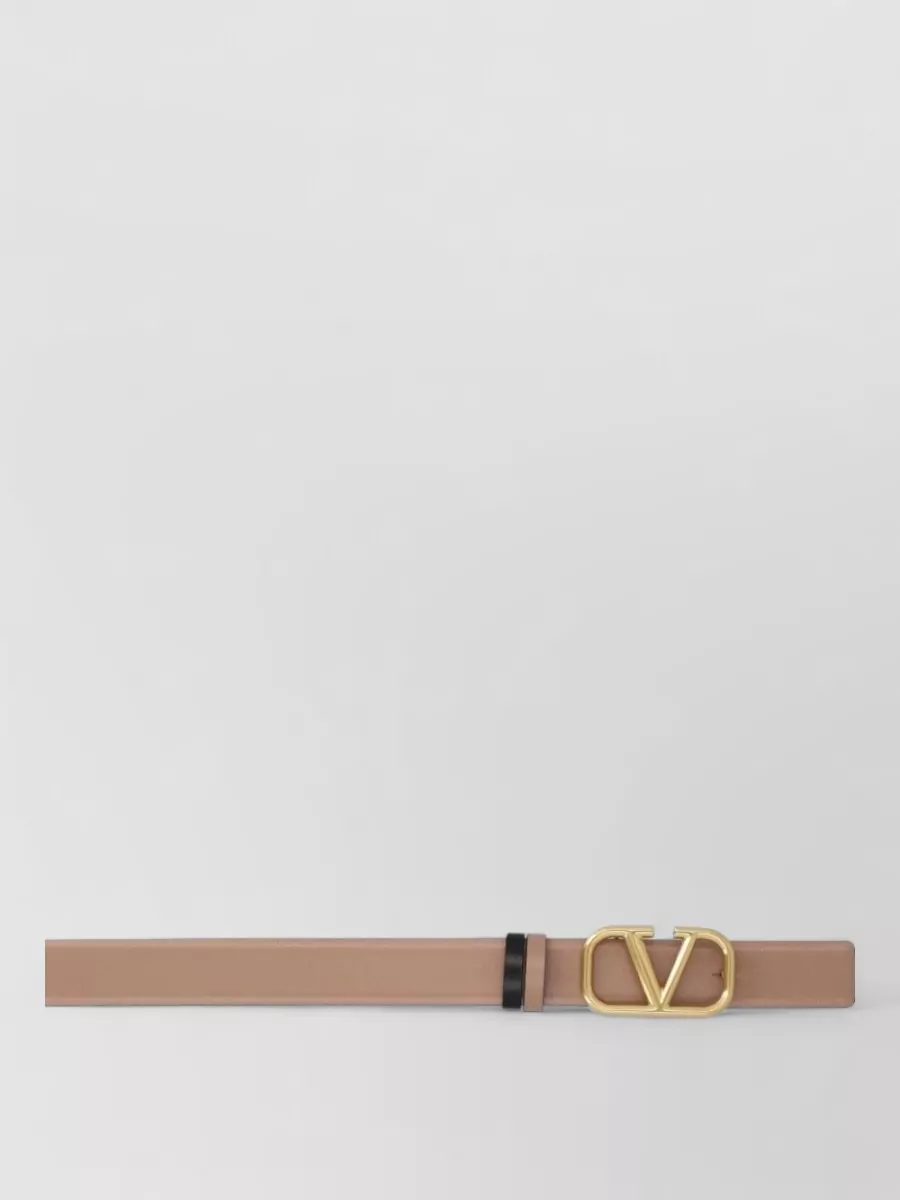Valentino Garavani Leather Reversible Belt
