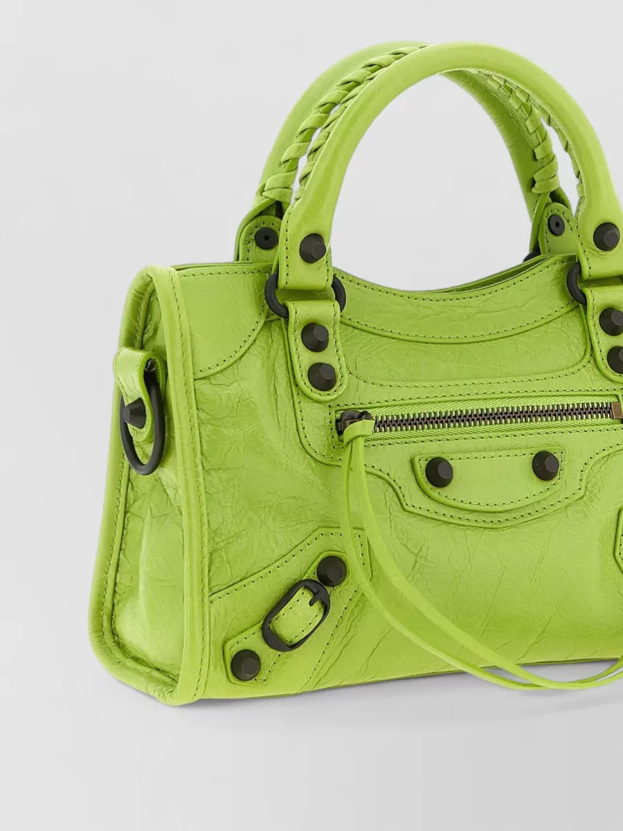Balenciaga Le City Mini Leather Cross-Body Bag