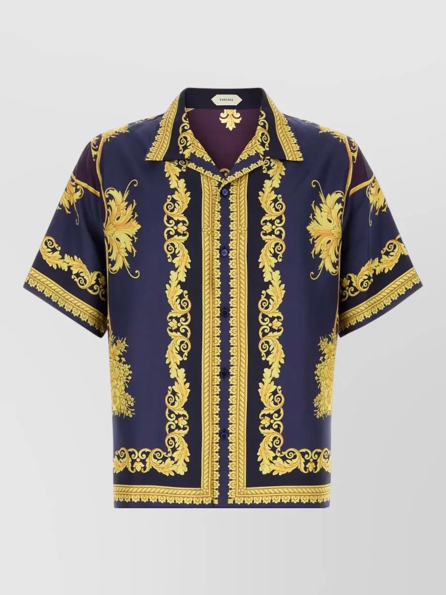 Versace silk printed shirt