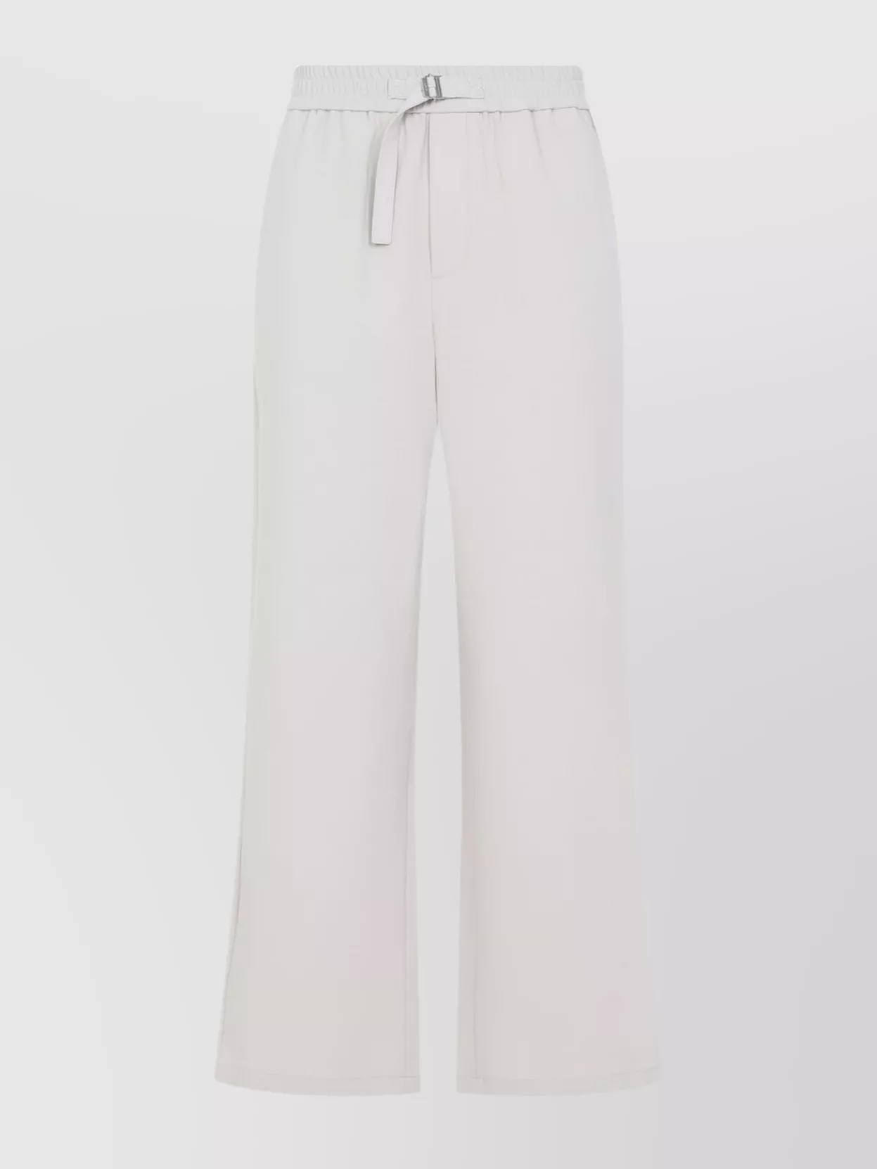 AMI ALEXANDRE MATTIUSSI STRAIGHT LEG ELASTICATED TROUSERS 