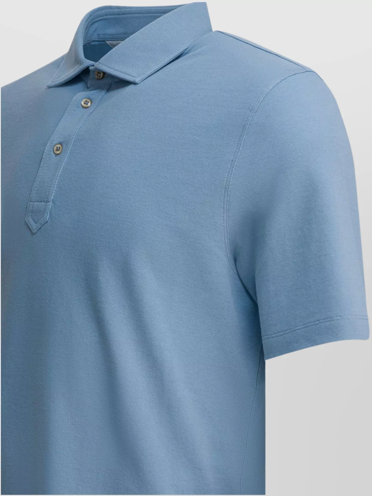 Brunello Cucinelli Polo Shirt With Short Sleeves And Collar