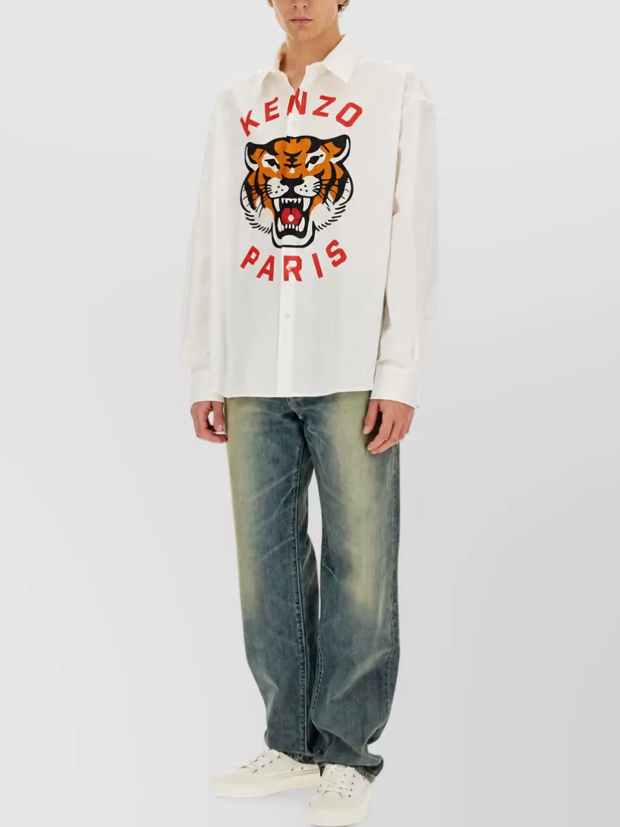 Kenzo Asagao Straight-Leg Jeans