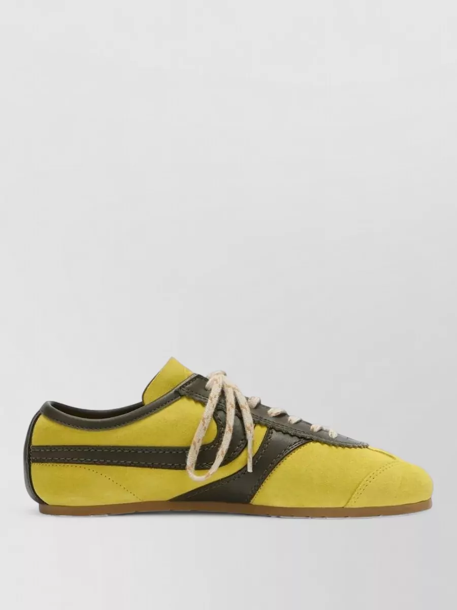 Dries Van Noten Leather Low-Top Sneakers