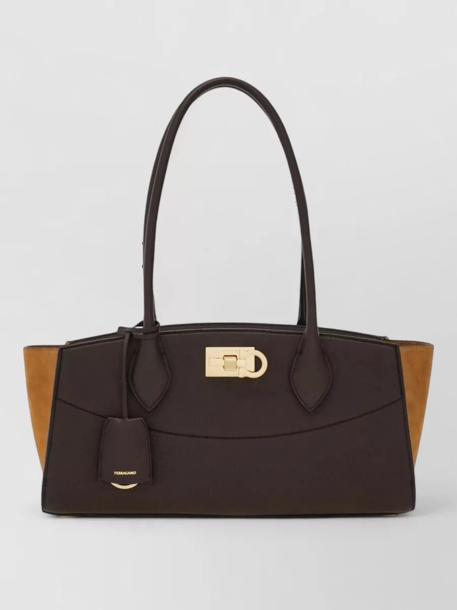 Ferragamo leather tote bag