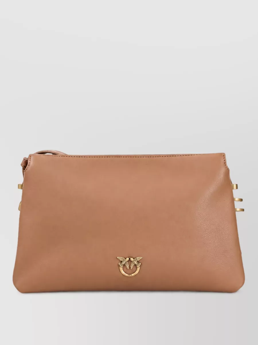 Pinko love bag leather clutch bag
