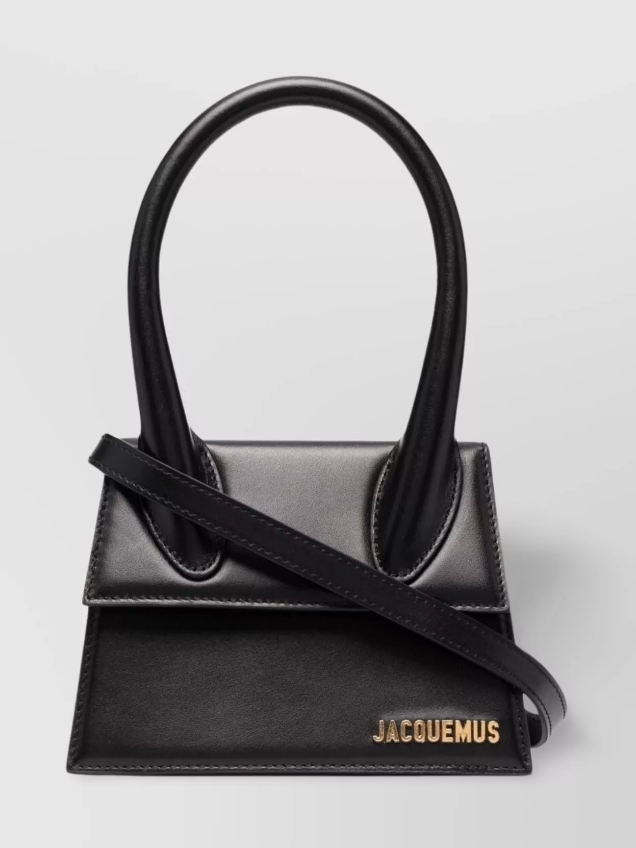 Shop Jacquemus Chic Medium Tote With Handle And Strap