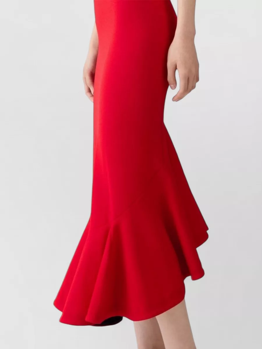 Jacquemus Polka-Dot Sleeveless Open-Back Midi Dress