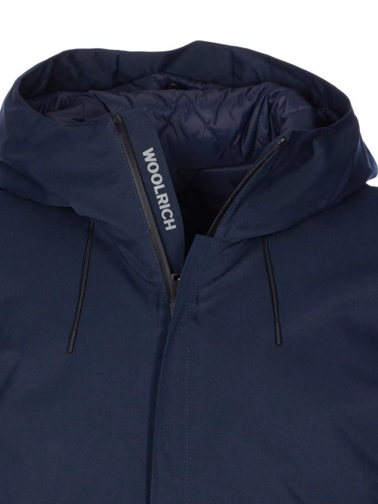 Woolrich Hooded Padded Jacket With Side And Zip Pockets