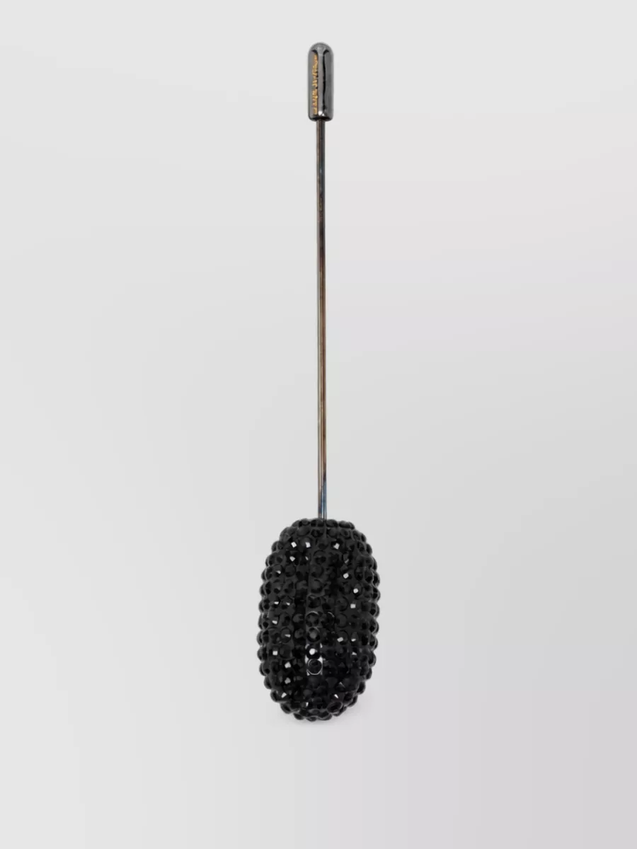 Emporio Armani crystal embellished hair pin