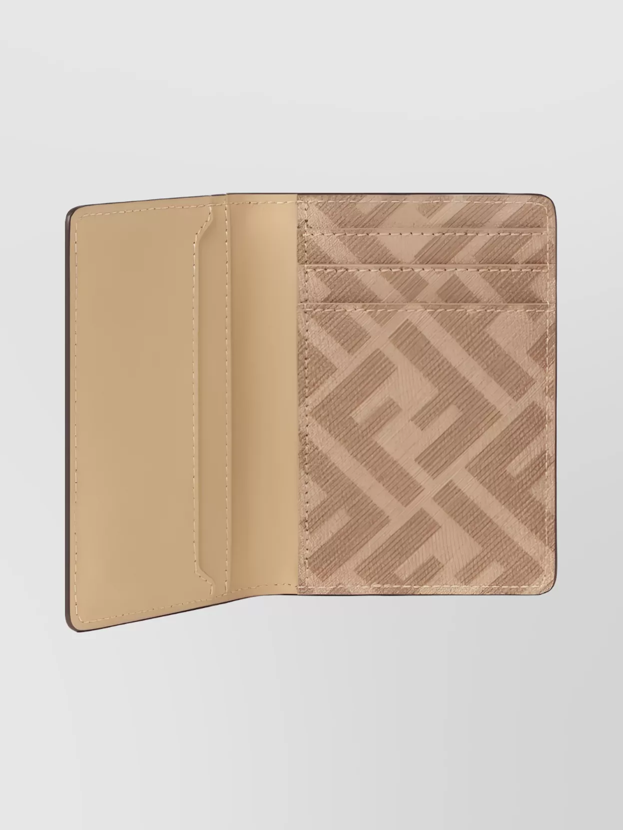 Fendi Square Card Holder Contrast Panel