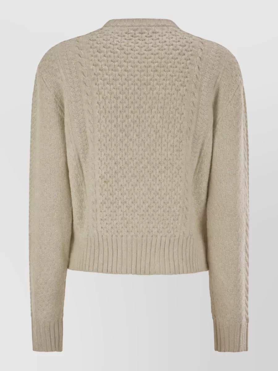 Fabiana Filippi Cashmere Wool Metallic Jumper