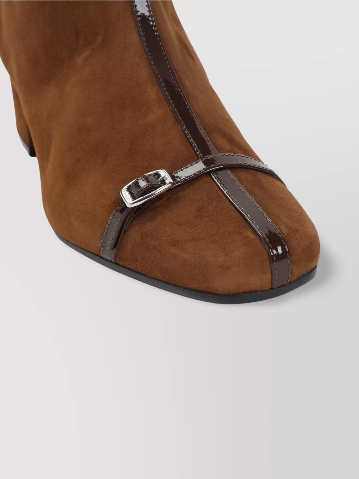 Carel Square Toe Block Heel Ankle Boots