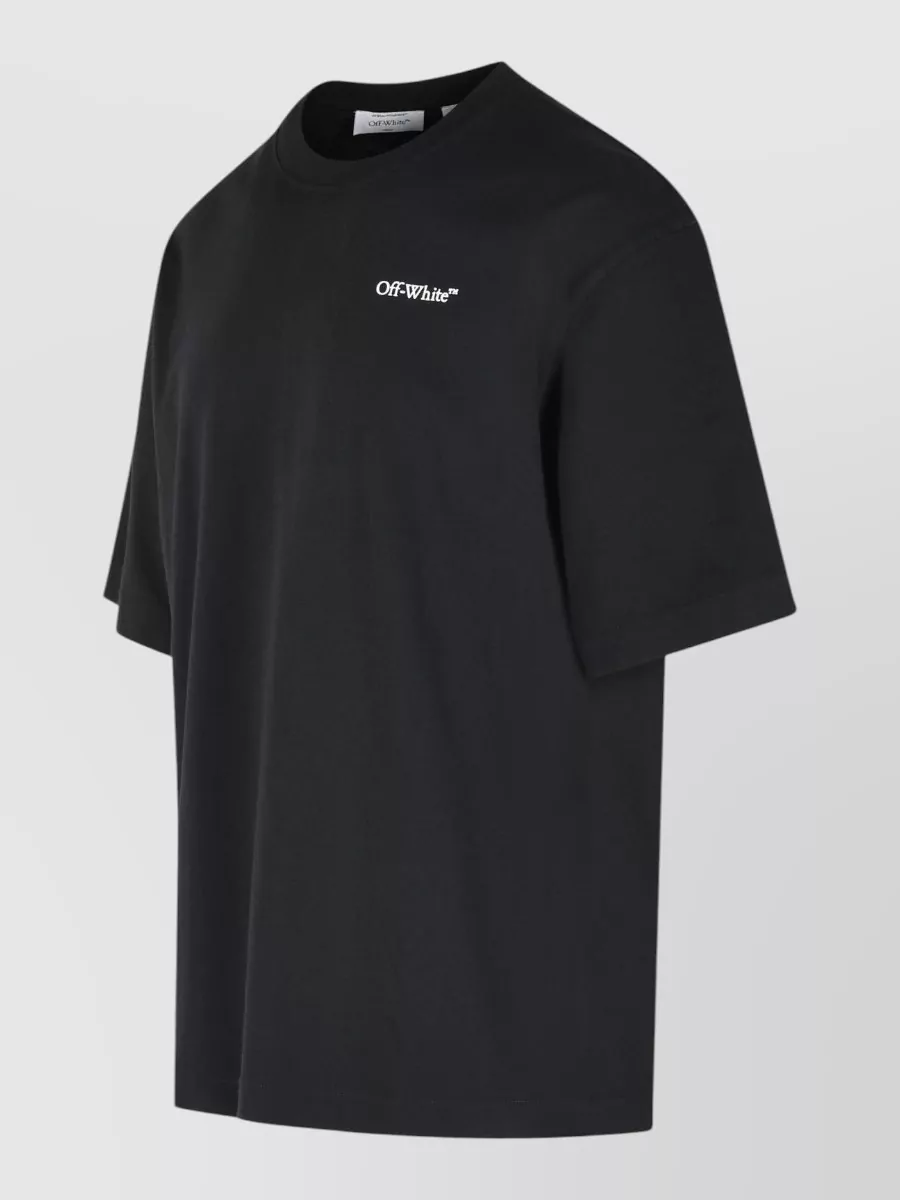 Off-White Half Arrow Cotton T Shirt Crew Neck