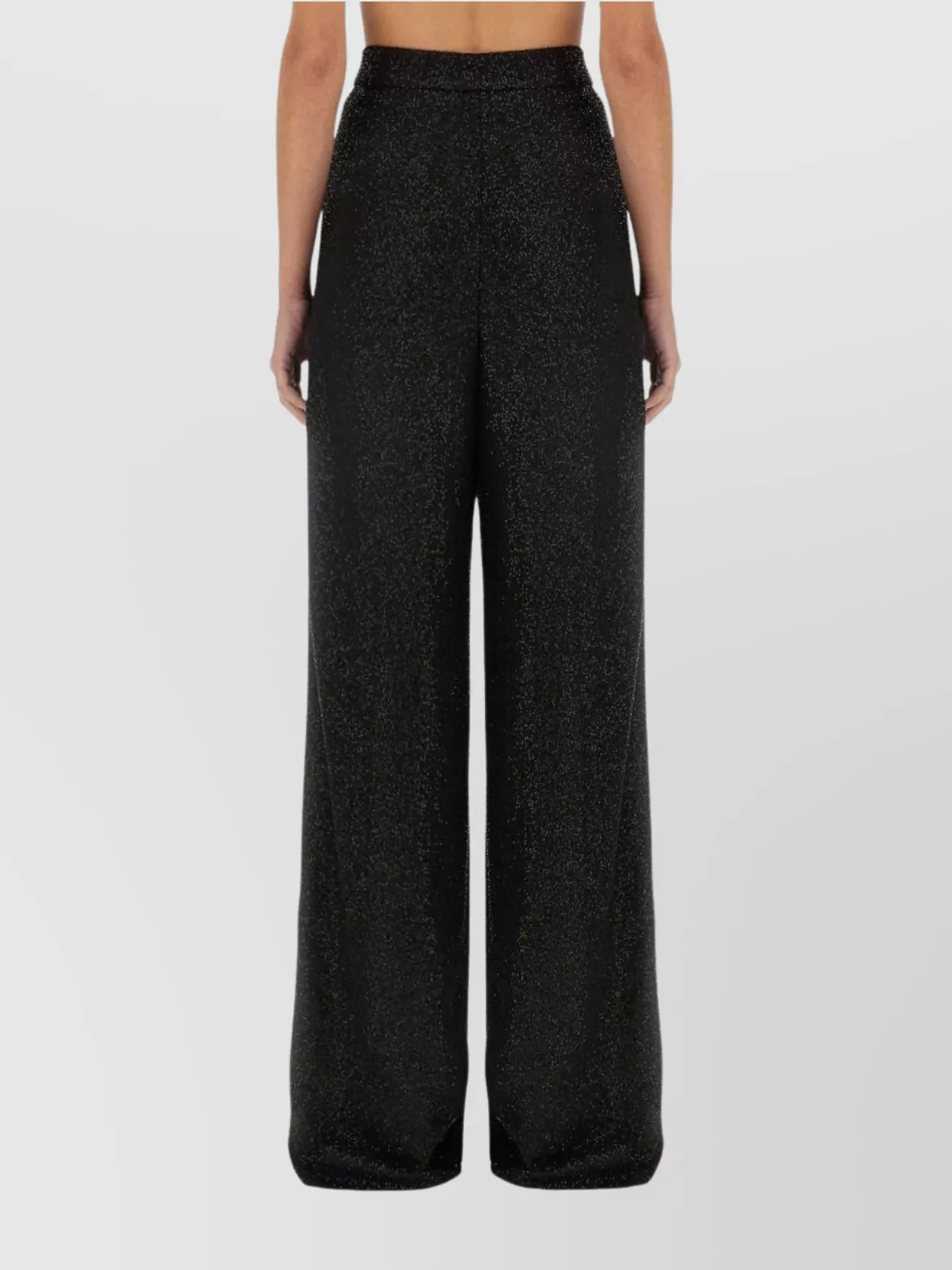 Max Mara Luxe Wide-Leg Trousers Side Stripe