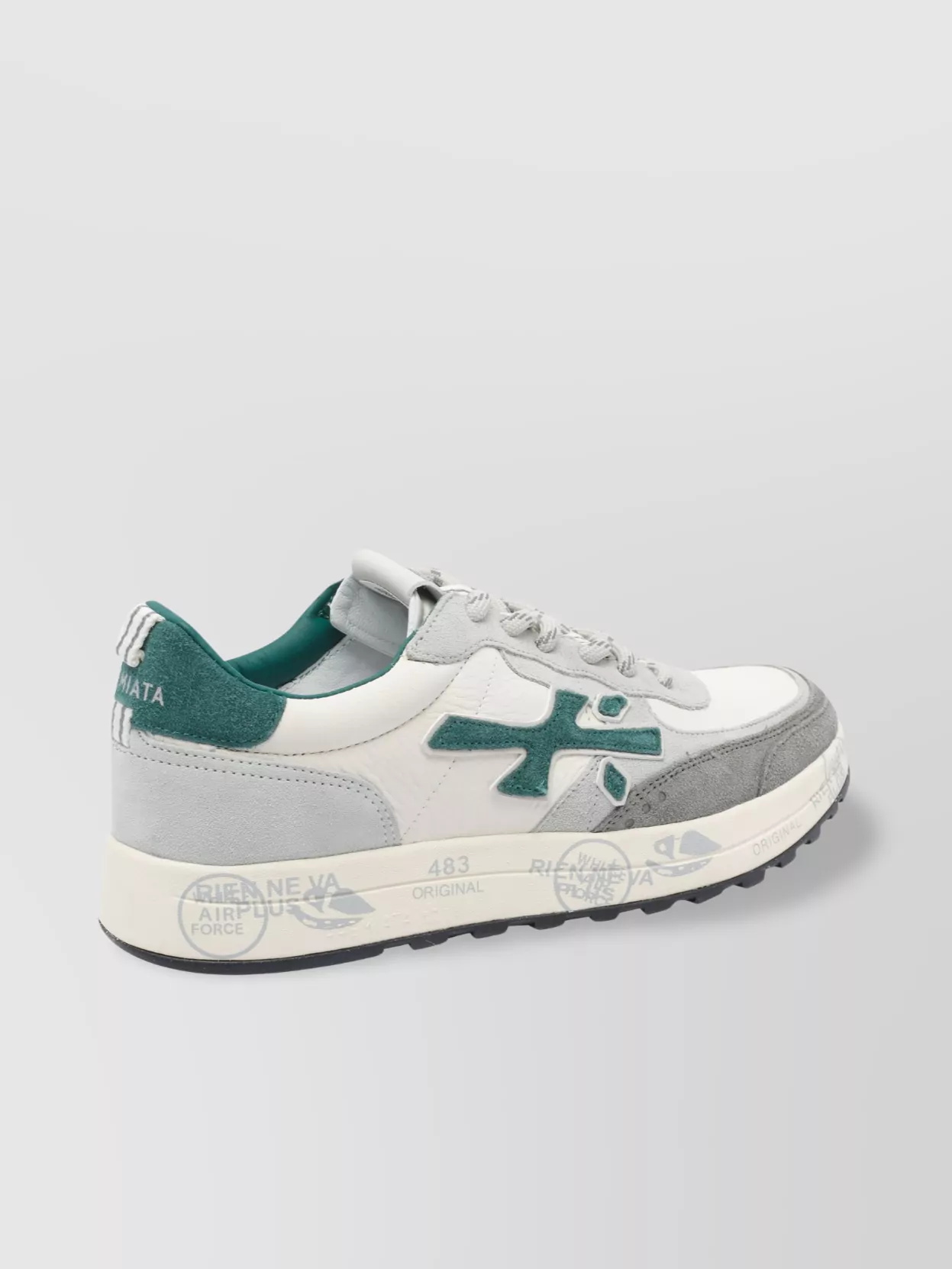 Premiata Low Top Sneakers Contrast Panels