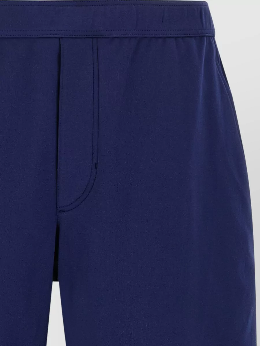 Brunello Cucinelli Interlock Cotton Bermuda Shorts Side Stripe