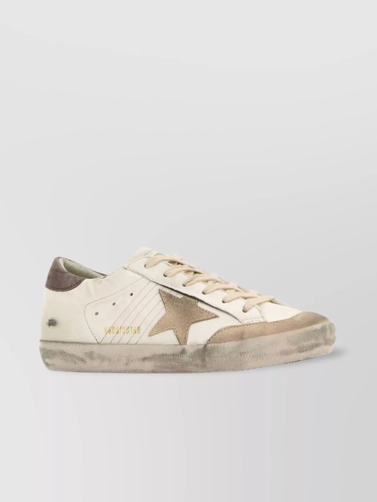 Shop Golden Goose Distressed Leather Super-star Penstar Low-top Sneakers