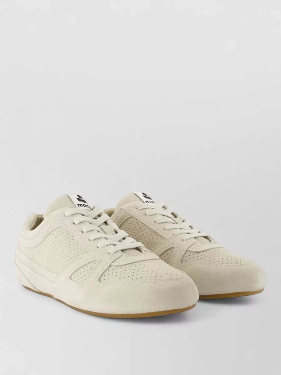 Isabel Marant calfskin leather low-top sneakers