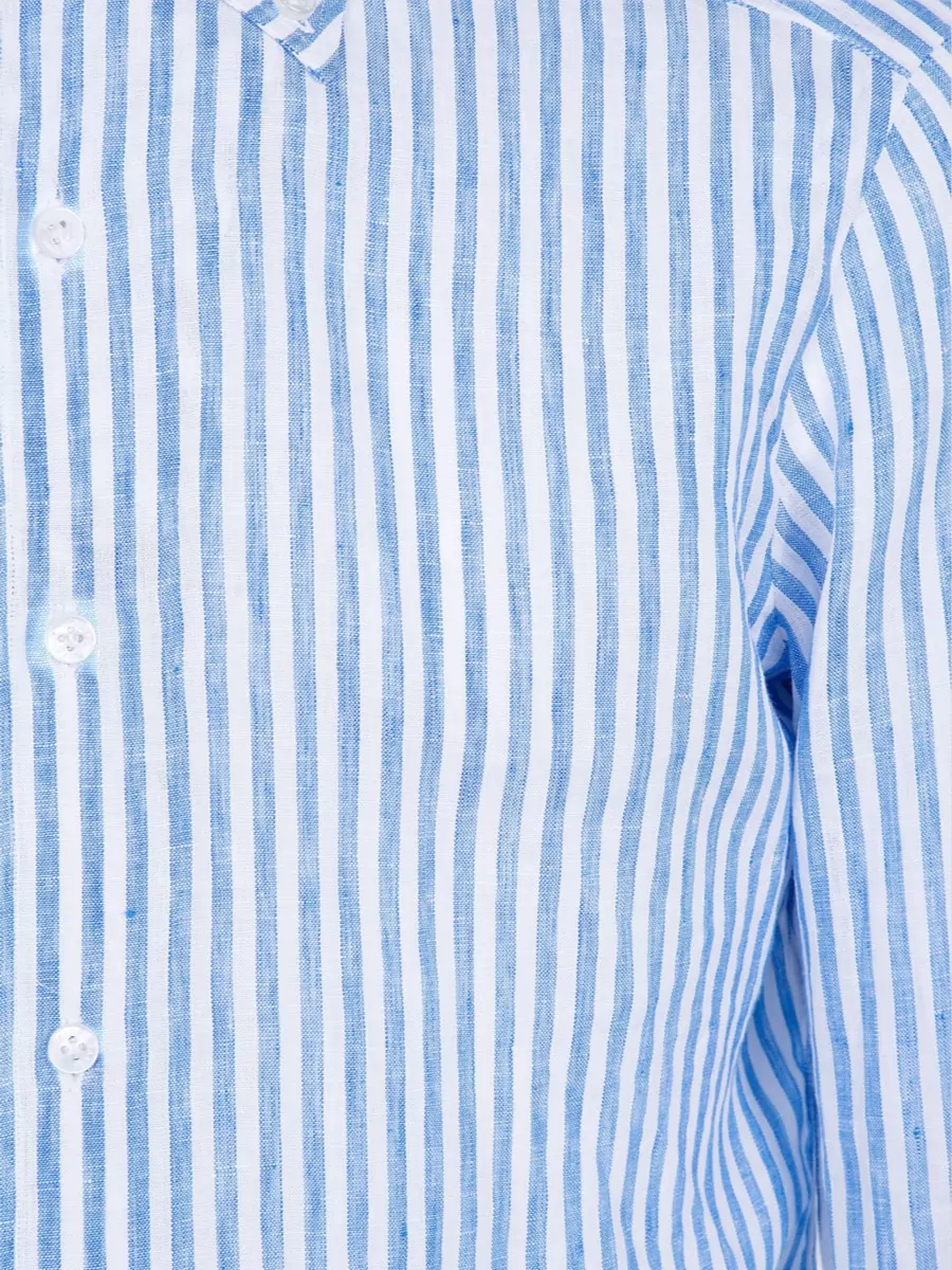 Barba Napoli Striped Linen Shirt