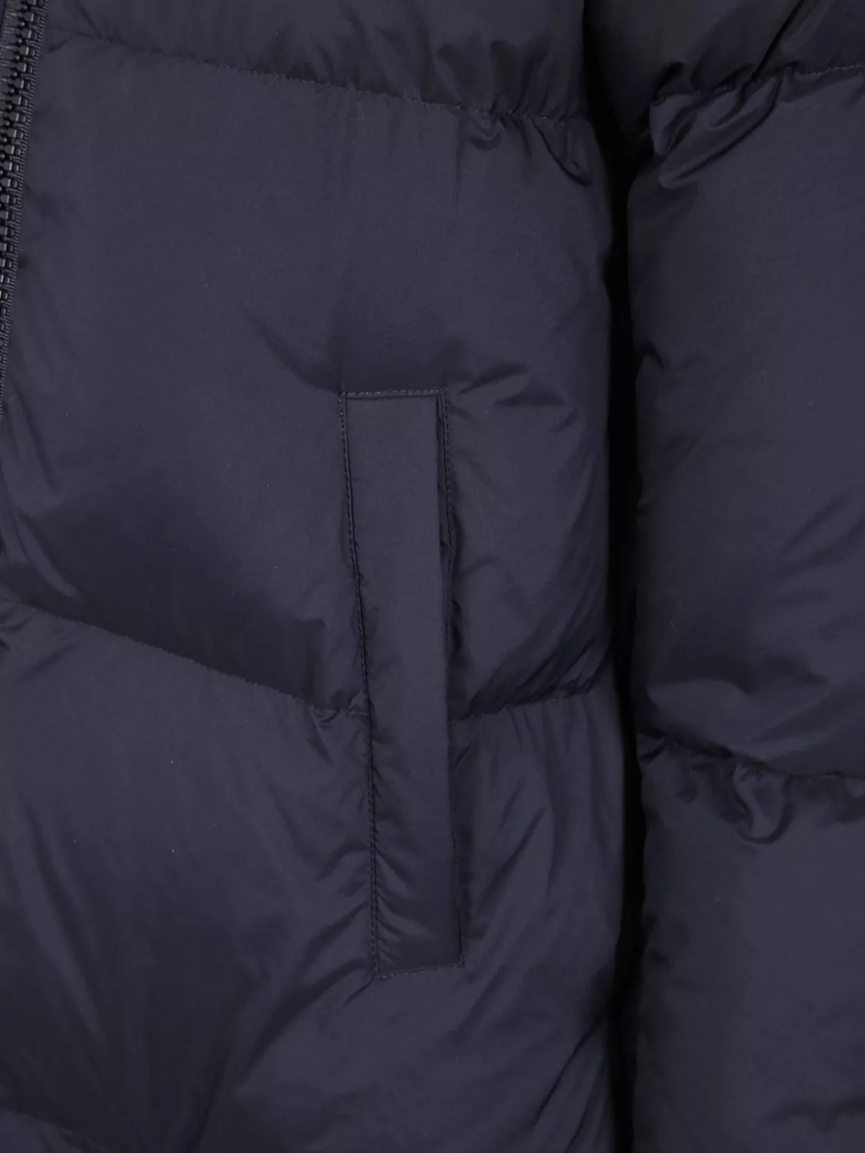 Herno Long Quilted Jacket High Collar